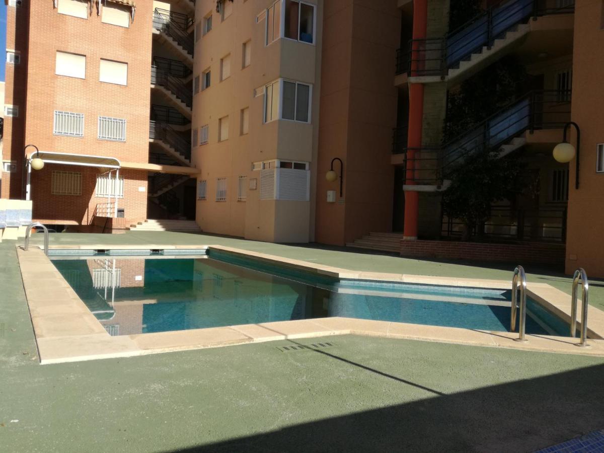 Apartamento Con Gran Terraza, Piscina Y Con Vistas Al Mar, A Solo 50 M De La Playa Daimus Kültér fotó