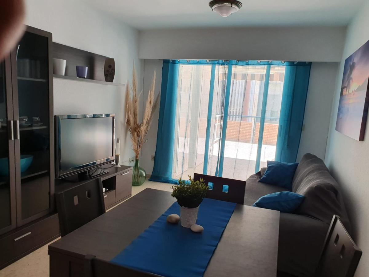 Apartamento Con Gran Terraza, Piscina Y Con Vistas Al Mar, A Solo 50 M De La Playa Daimus Kültér fotó
